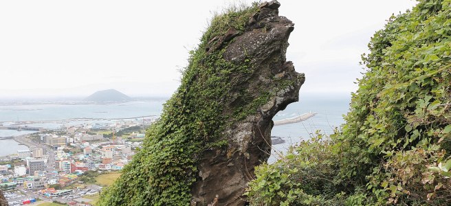 Seongsan Ilchulbong volcanic tuff cone (Sunrise Peak), Jeju Island, featured in When Life Gives You Tangerines