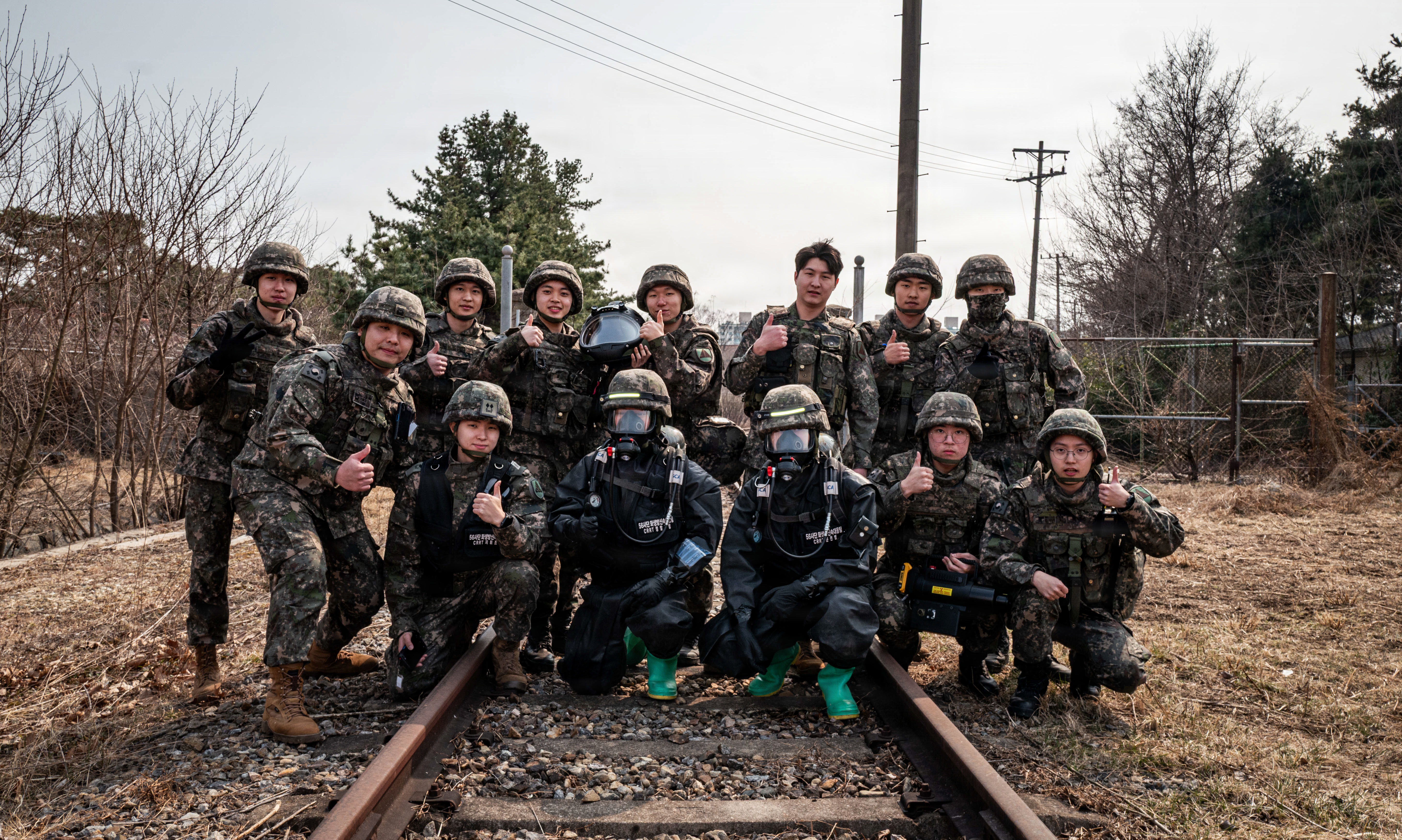 Republic of Korea Army soldiers during a joint training exercise, illustrating the real military setting behind the New Recruit comedy franchise