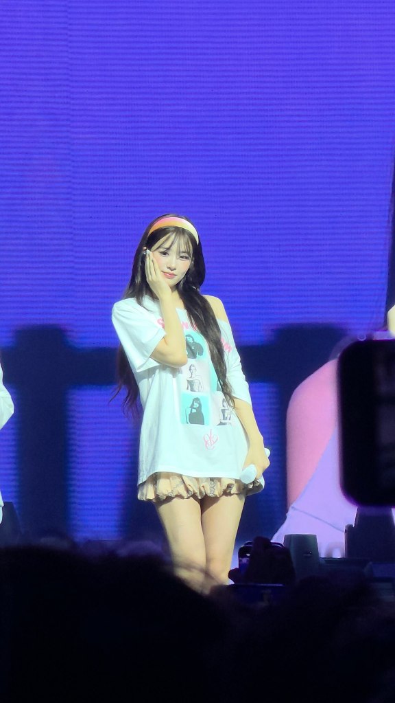 An Yujin of IVE performing live during the Show What I Am World Tour in Kuala Lumpur